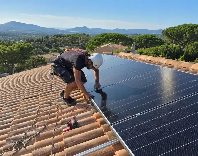 Installateur panneaux solaires Saint-Fons — pose photovoltaïque sur toiture